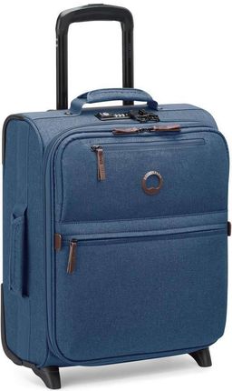 Delsey Maubert 2.0 Mała miękka walizka kabinowa 45 cm niebieska