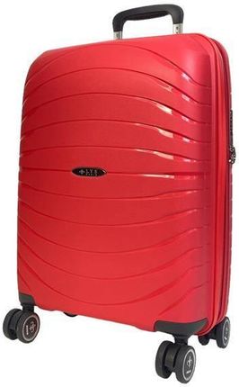 LYS Paris Salvador Mała twarda różowa walizka kabinowa na kółkach 55 cm