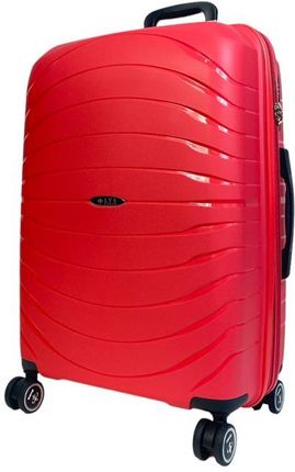 LYS Paris Salvador Duża twarda różowa walizka na kółkach 76 cm