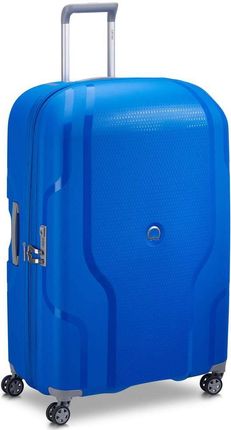 Delsey Clavel duża niebieska walizka na kółkach 82.5 cm