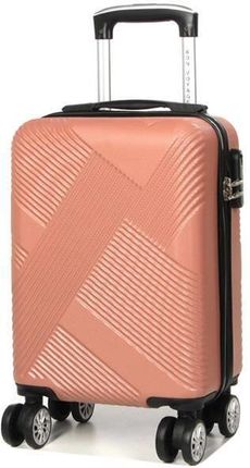 LYS Paris Cali Mała twarda różowa walizka kabinowa na kółkach 45 cm