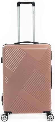 LYS Paris Cali Średnia twarda różowa walizka na kółkach 66 cm