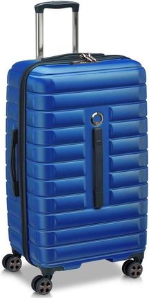 Delsey Shadow 5.0 duża niebieska walizka na kółkach 74 cm