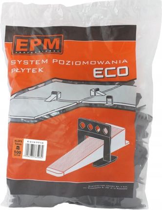Epm System Układania Płytek Eco 100 Klipsów 1mm