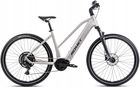 Rower crossowy elektryczny Romet e-Orkan D2.0 2024 - srebrny, Kolor srebrny, Rozmiar ramy 19", Pojemność baterii 720 Wh
