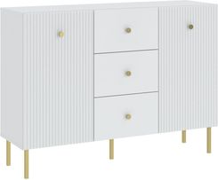 Zdjęcie Intermeble Komoda Viena 2D3S Złota Biała - Kraków