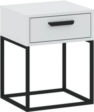 Zdjęcie Intermeble Szafka Nocna Cadro 3 Biała - Grodków