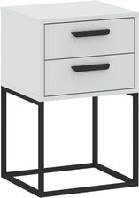 Zdjęcie Intermeble Szafka Nocna Cadro 9 Biała - Międzybórz