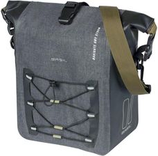 Zdjęcie Basil Navigator Storm Mik Side M Single Pannier Bag Black M 15L - Chorzele