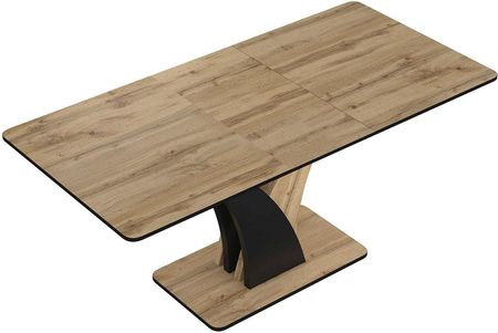 Signal Meble Stół Vento 120160X68 Czarny Dąb Artisan - zdjęcie 3