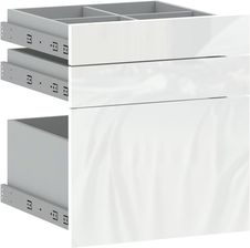 Zdjęcie Intermeble Szuflady Zewnętrzne Niskie Vesti 1D Typ 81 Biały Wysoki Połysk 5003057 Bpsr - Nowogród Bobrzański