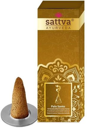 Sattva Incense Sticks Cones Kadzidła Stożkowe Palo Santo 10Szt