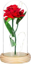 Zdjęcie Springos Wieczna Róża 22 Cm Świecąca Ozdoba Led Prezent Kwiat Czerwony - Reszel