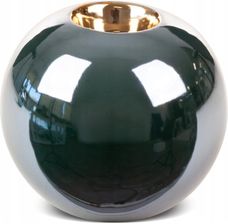 Zdjęcie Eurofirany Eurofirany Świecznik Dekoracyjny Amora Ciemny Zielony 12X12X11 Cm - Lipsk