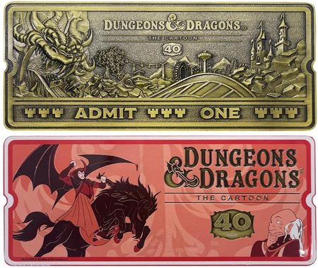 FaNaTtik Dungeons & Dragons The Cartoon 40th Anniversary Rollercoaster Ticket HASDUN22