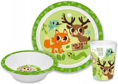 Zdjęcie Zestaw Naczyń 3 Elementy / Talerz / Miska / Kubek / Into The Forest - Bartoszyce
