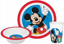 Zdjęcie Zestaw Naczyń Stołowych 3 Elementy / Talerz / Miska / Kubek / Mickey Mouse - Gdynia