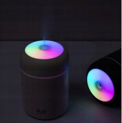 Nawilżacz ultradźwiękowy na USB 300ml -  LED - biały - zdjęcie 2