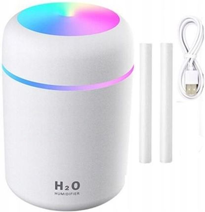 Nawilżacz ultradźwiękowy na USB 300ml -  LED - różowy - zdjęcie 4