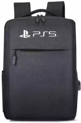 GreenZone Plecak Na Konsole PS5 i PS4 Z USB Czarny