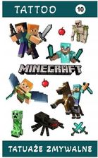 Przepiękny Zestaw Tatuaży Zmywalnych Dla Dzieci Minecraft