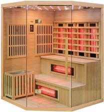 Hydro San Sauna Infrared/Fińska Moss1 Z Piecem Harvia 6kW 4-5 Osobowa 150x150cm