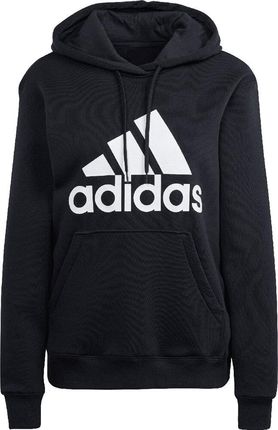 Bluza damska adidas Essentials Big Logo Regular Fleece czarna HZ2984