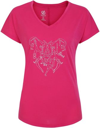 Koszulka damska Dare 2b Calm Tee Wielkość: XS / Kolor: różowy