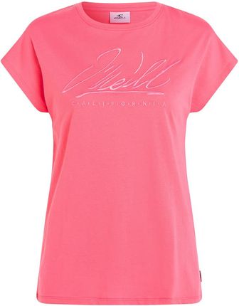 Damska Koszulka z krótkim rękawem O'Neill Essentials O'Neill Signature T-Shirt 1850155-14027 – Różowy