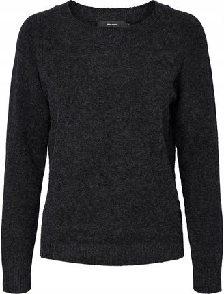 Vero Moda Sweter 10201022 Czarny Regular Fit