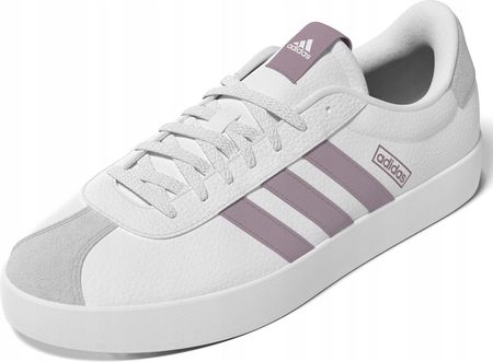 Adidas Buty Sportowe Damskie Białe Fioletowe 3 Paski Court ID8794 r.38 2/3