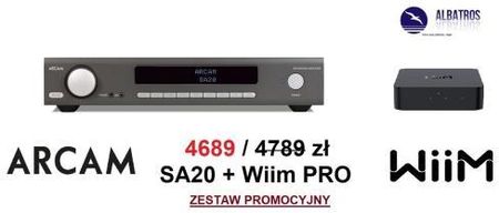 ARCAM SA20 + Wiim Pro / ZESTAW PROMOCYJNY