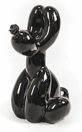 Figurka Pies balon czarny siedzący