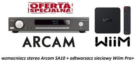 ARCAM SA10 + WIIM PRO / ZESTAW PROMOCYJNY