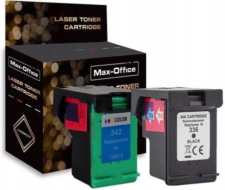Max-Office 2x TUSZ DO HP 336 342 KOMPLET PSC1510 C4180 C4190 (MOHP336342)