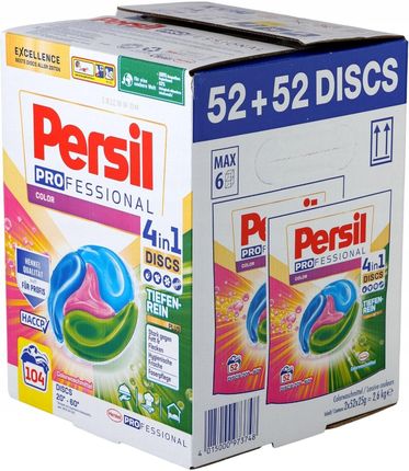 Persil Professional Discs Color kapsułki do prania 2x52Szt