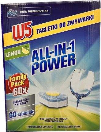 W5 All In 1 Power Family Pack Lemon 60Szt.