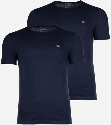 Emporio Armani Zestaw koszulek męskich bawełnianych 3F722111267-06236 2 szt Niebieski
