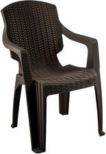 Zdjęcie Plastikowe Krzesło Infinitty Brązowe - Maszewo