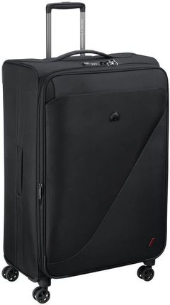 Delsey New Destination duża czarna walizka na kółkach 78 cm