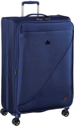 Delsey New Destination duża niebieska walizka na kółkach 78 cm