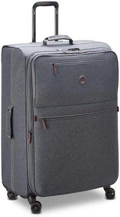 Delsey Maubert 2.0 duża antracytowa miękka walizka na kółkach 79 cm