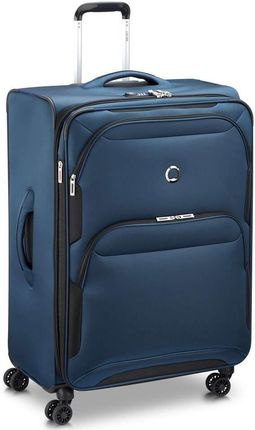 Delsey Sky Max 2.0 duża niebieska walizka na kółkach 79 cm