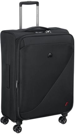 Delsey New Destination średnia czarna walizka na kółkach 68 cm