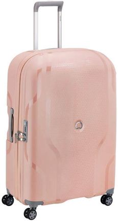 Delsey Clavel duża różowa walizka na kółkach 76 cm