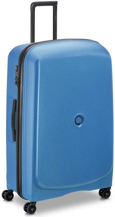 Delsey Belmont+ duża niebieska walizka na kółkach 82 cm