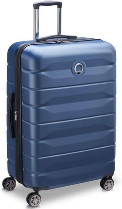 Delsey Air Amour duża niebieska walizka na kółkach 77 cm
