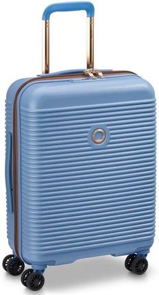 Delsey Freestyle SLIM Mała twarda walizka kabinowa 55cm niebieska