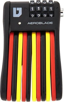 Zapięcie Ulac Aeroblade Czarny-Żółty-Czerwony Typ Zamka: Na Szyfr Rozmiar: 70cm