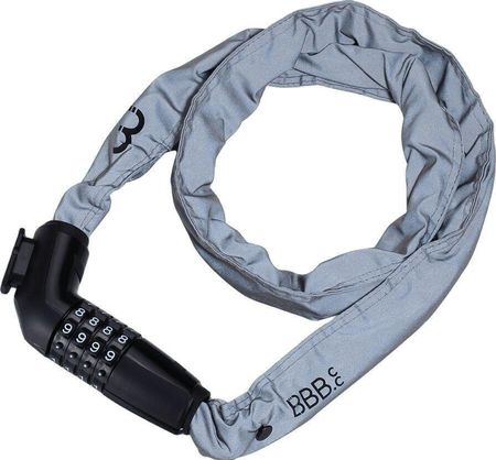 Bbb Codelink Reflective Chain Cable Black/Silver